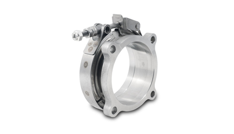 Stainless Steel Turbo Outlet Flange for Garrett GT30/GT35/T3 4 Bolt Turbine Outlet (3" diameter) to a 3" V-Band