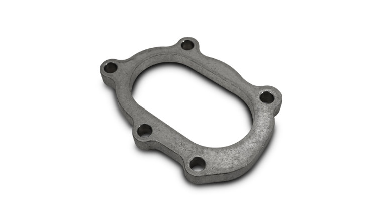 Mild Steel Turbo Outlet Flange for All Garrett GT25R, GT2854R, GT2859R, GT2860R (model 739548-9 only), GT2860RS, GT2871R (models 472560-15, 771847-1, 743347-1, 743347-2, 743347-3 and 743347-4), GT2876R, GT3071R and GT3076R