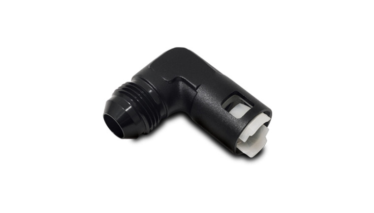 90 Degree Male AN Flare Quick Disconnect EFI Adapters